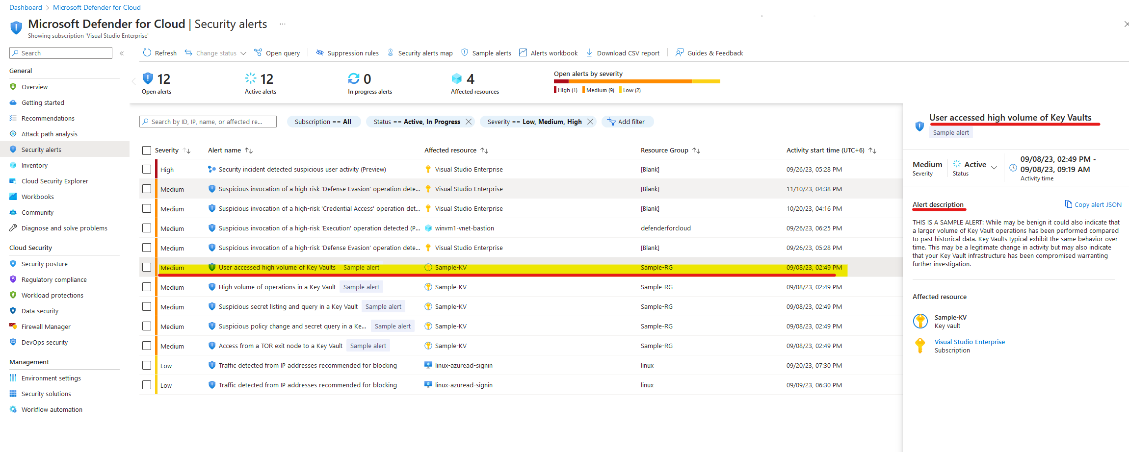 Alerts from MS Defender for Cloud not showing in MS Defender ...