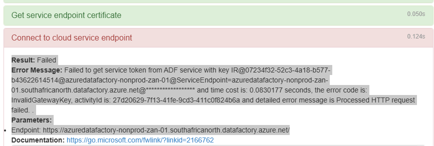 SHIR unable to register with ADF using Private Endpoint - Microsoft Q&A