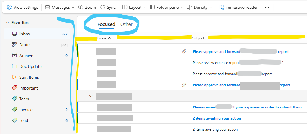 Unreadably Small Font in Outlook Inbox Message List - Microsoft Q&A
