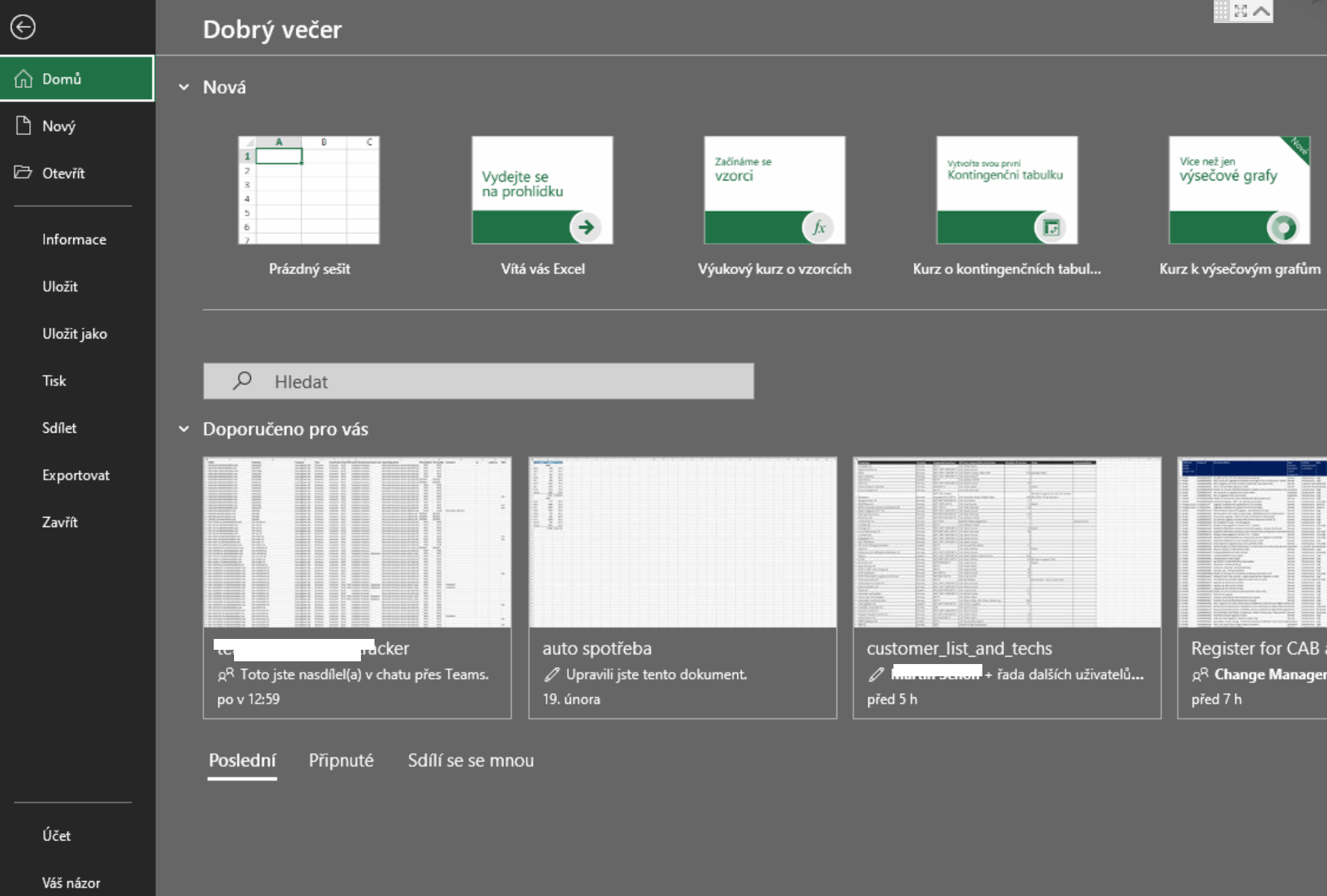 disable showing recent documents from Excel and Word - Microsoft Q&A