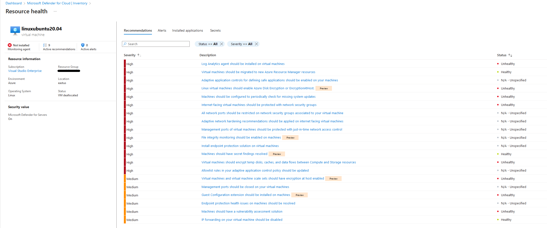 "Machines should be configured securely" Microsoft Q&A