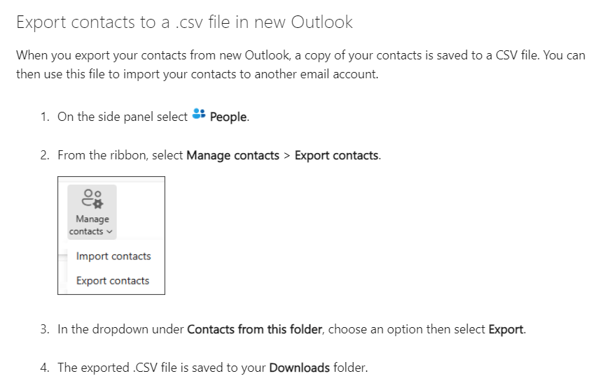 how to find backup instructions for new outlook - Microsoft Q&A