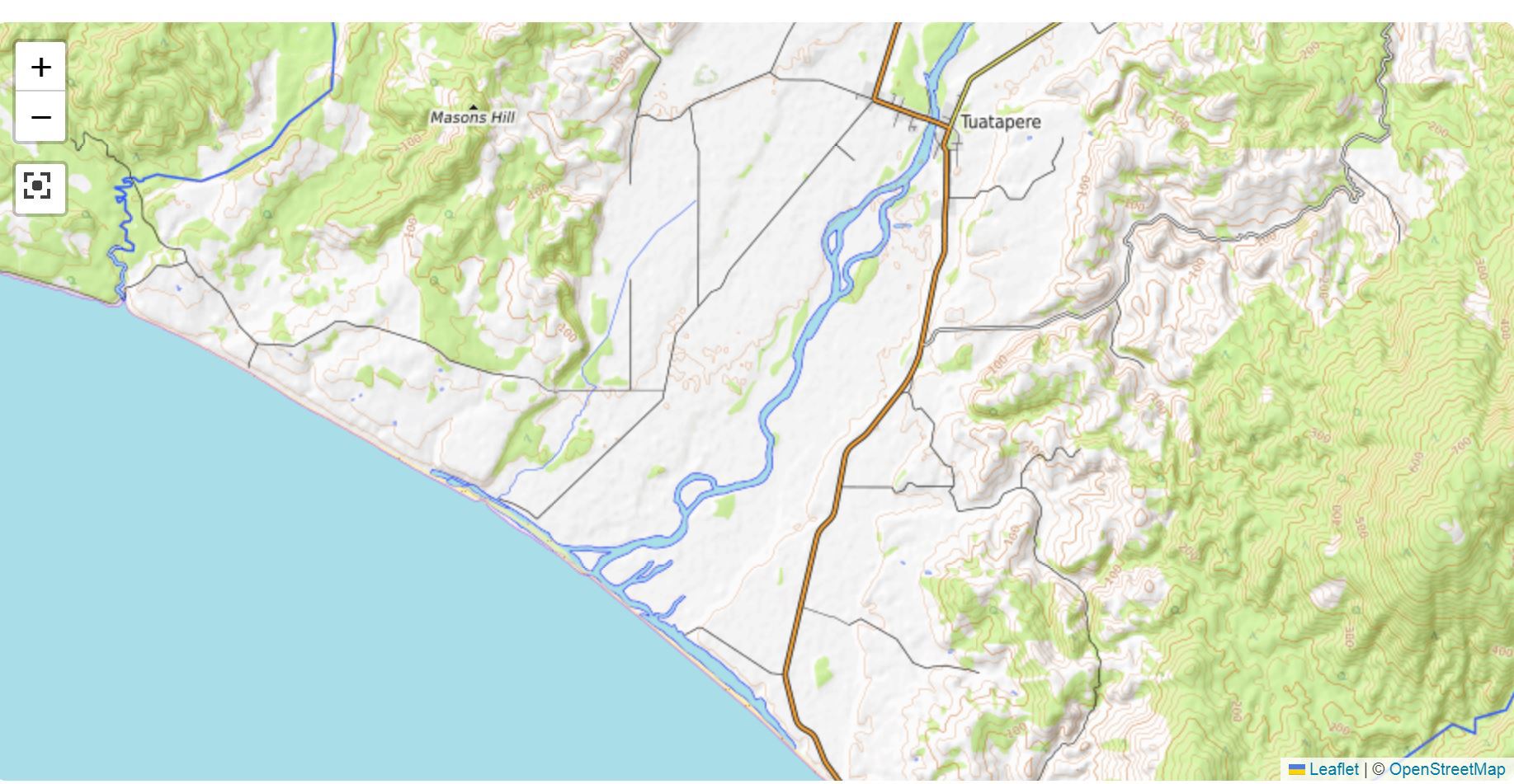 My Beachs Papatotara & Te Waiwai Bay withTuatapere top right