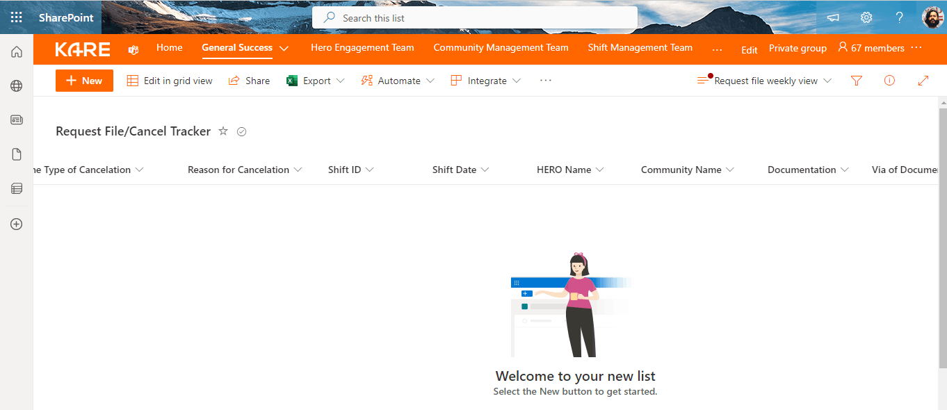 Is there a way to create a Weekly filter view on a SharePoint List ...
