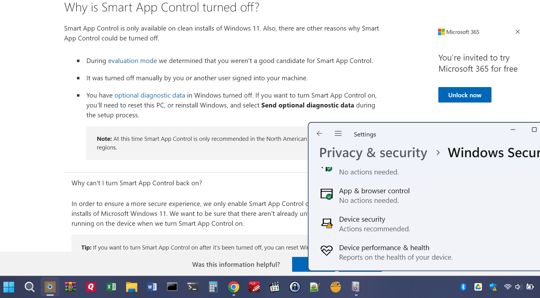 Windows Defender yellow exclamation mark, winsec ui crashing, but no ...