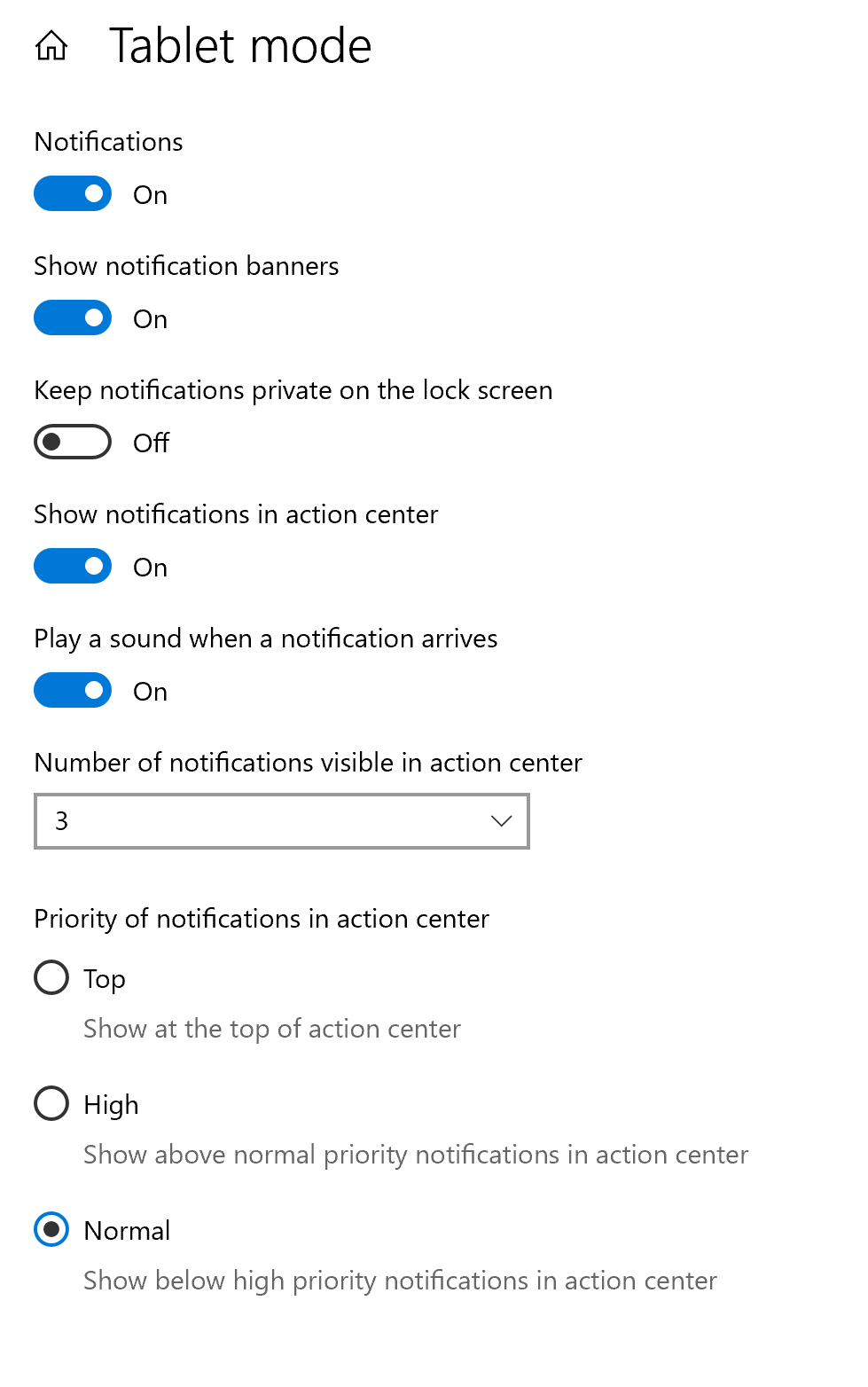 Switch to tablet mode notification - Microsoft Q&A