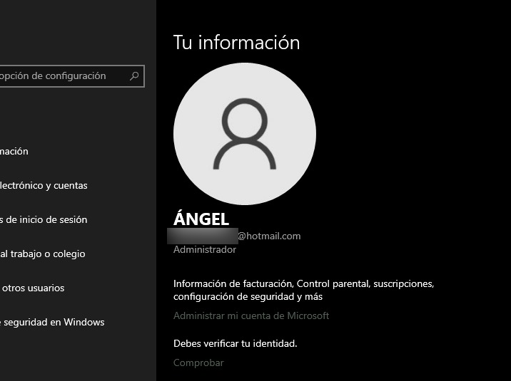 User's image