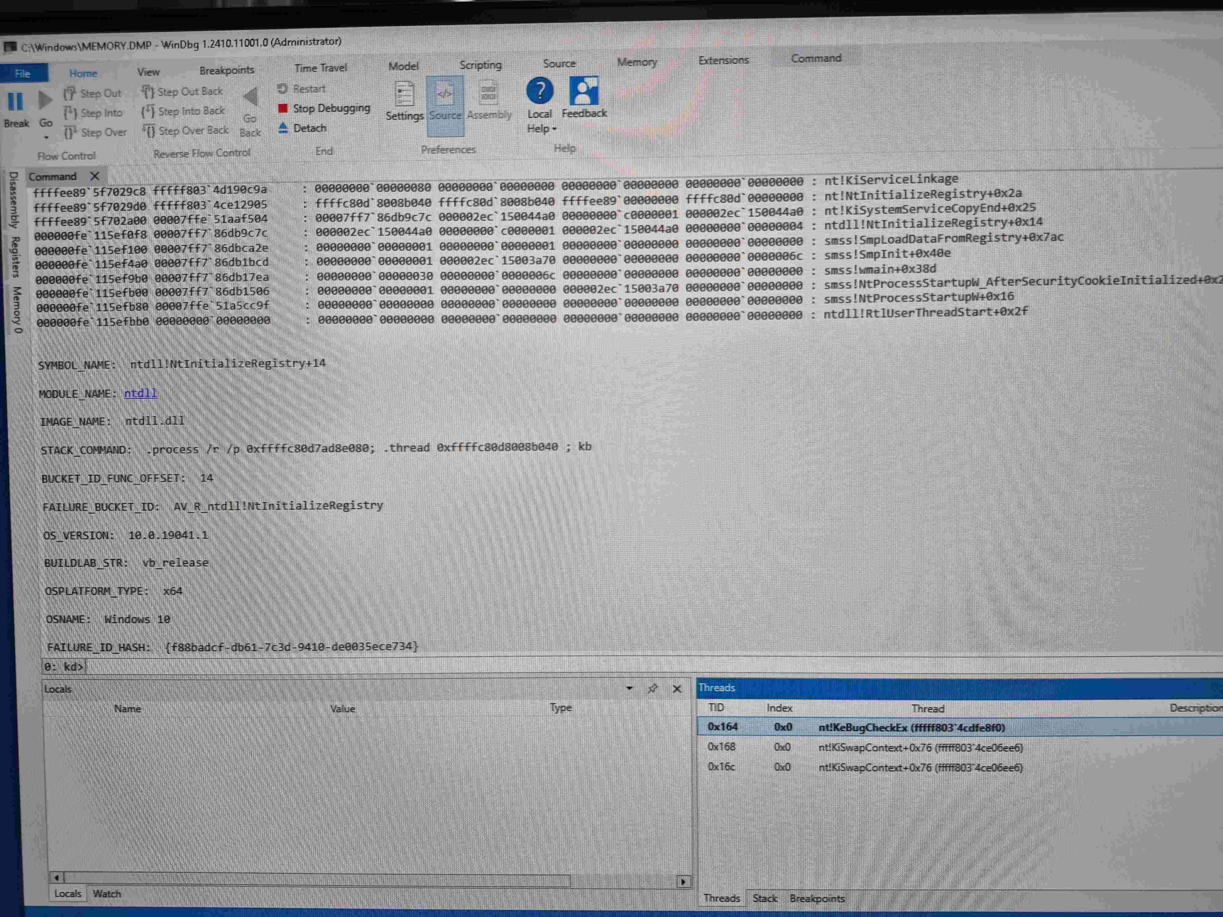 Bluescreen Error,KMODE EXCEPTION NOT HANDLED - Microsoft Q&A