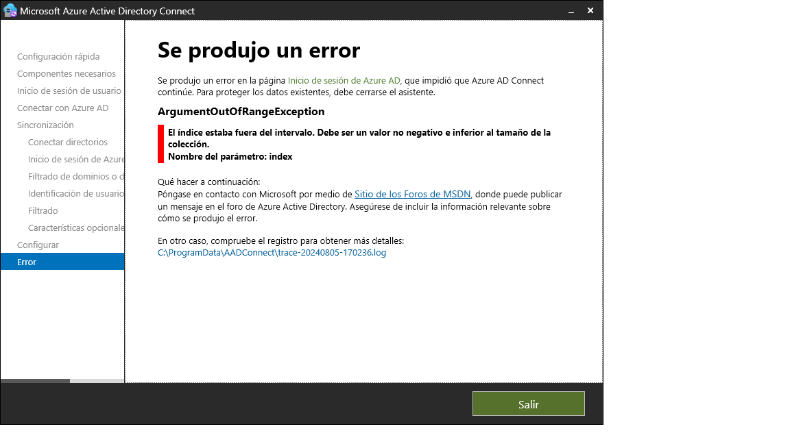 error