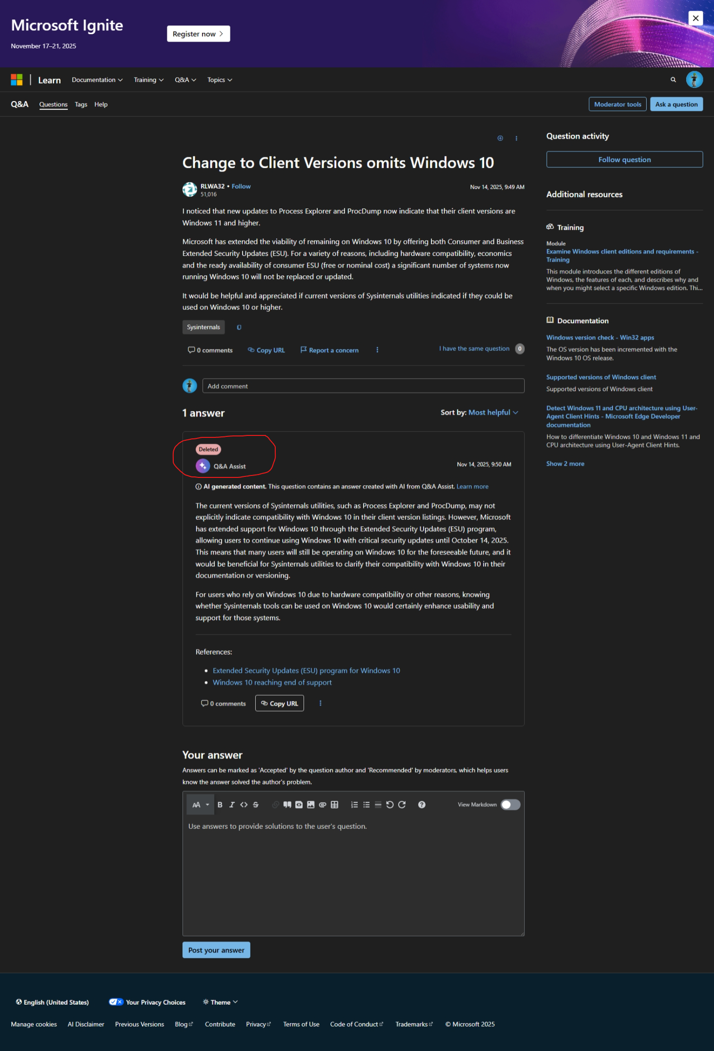 Q&A Assist Rejected Answers and Nonsense Email Notifications ...