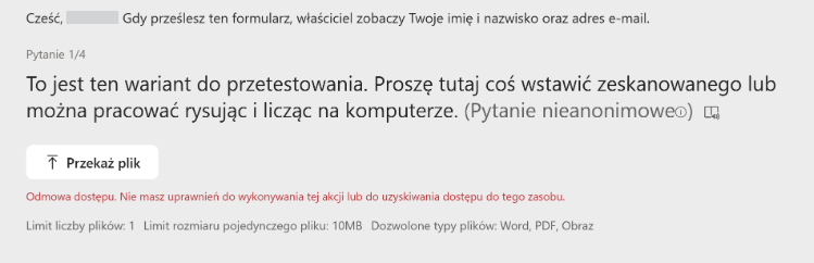 Obraz użytkownika