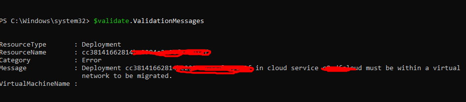 Issue with Migrate a Classic Cloud Service not in a virtual network ...