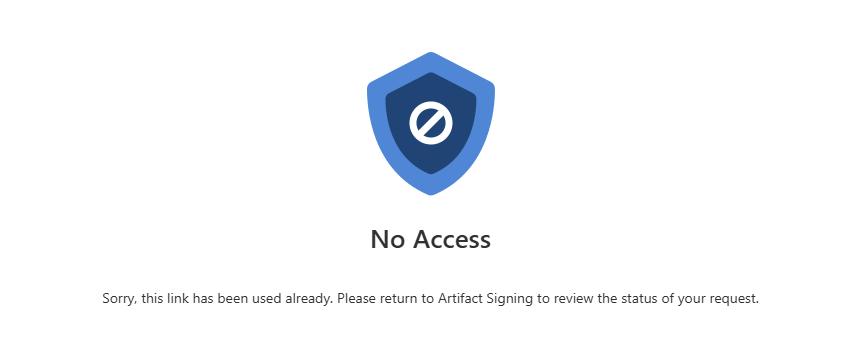 Link expired
