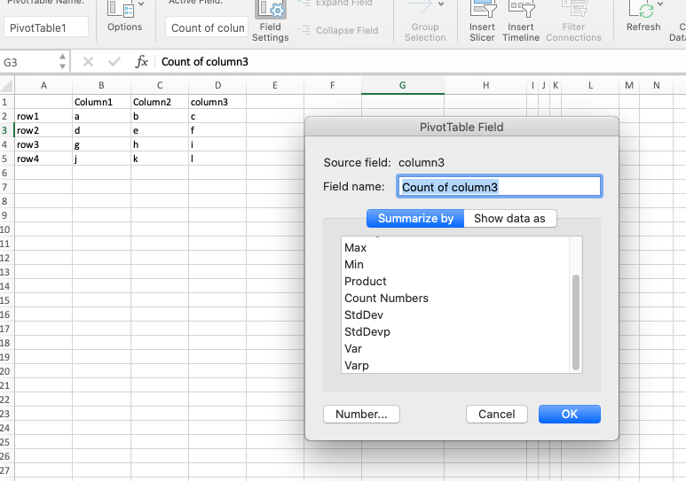 Unique values in pivot table - Microsoft Q&A