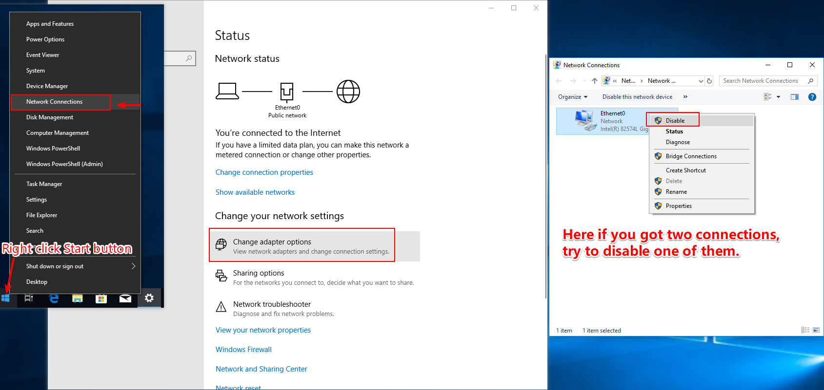 2 Different ethernet connections. - Microsoft Q&A