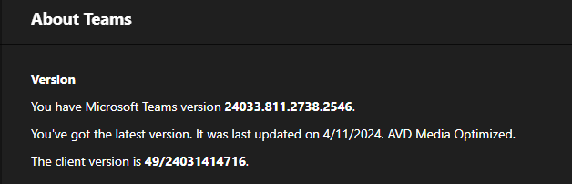 Buttons under the typing bar are missing on Teams (gifs, urgency ...