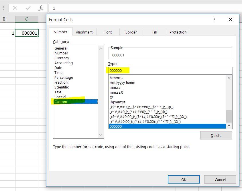 Number format that begin with zero - Microsoft Q&A
