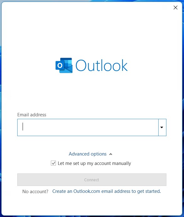 outlook tries to log in to gmail 2