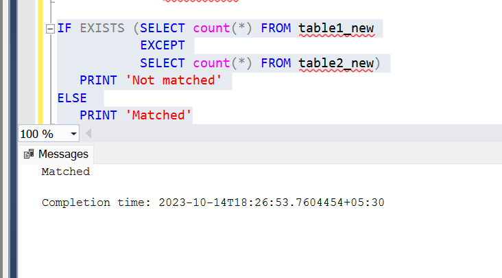 count matched in 2 table - Microsoft Q&A