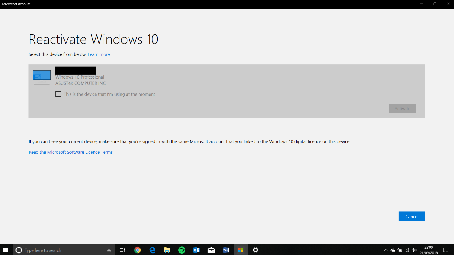 Activating Windows Pro License key from another computer. - Microsoft Q&A