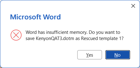 Save failure when trying to save template or document with QAT changes ...