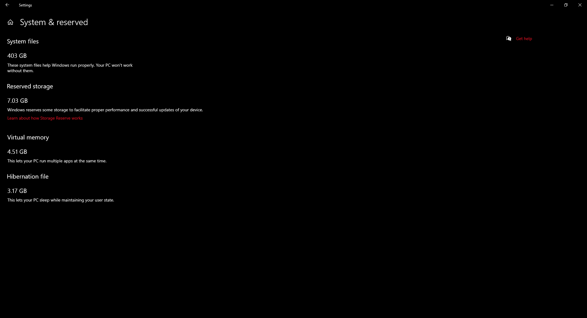 Windows 10 Pro system files are too big-417GB - Microsoft Q&A