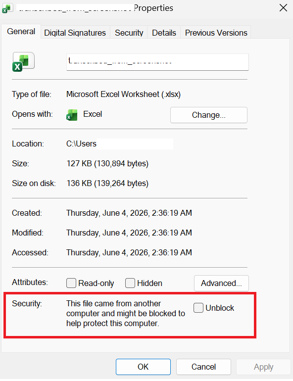 Unblock SAP generated excel file with macros - Microsoft Q&A