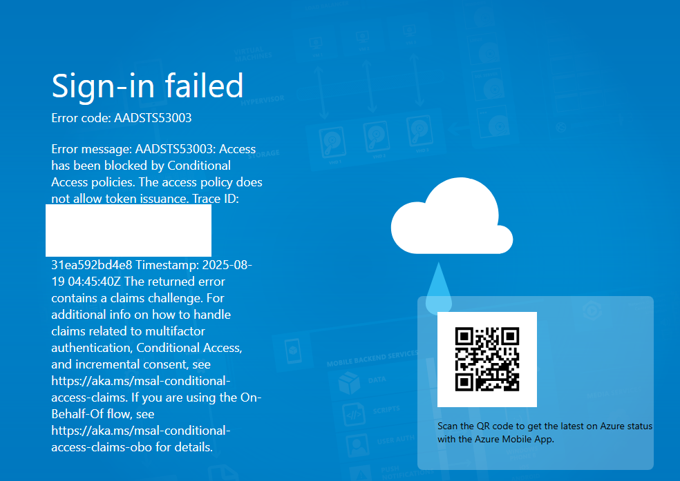 Microsoft Entra管理センターへのアクセスを禁止する方法について