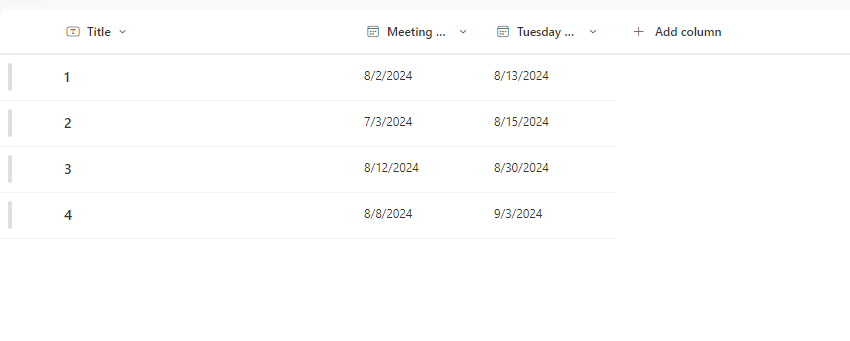 How can I edit a list view to show items between specific dates in ...