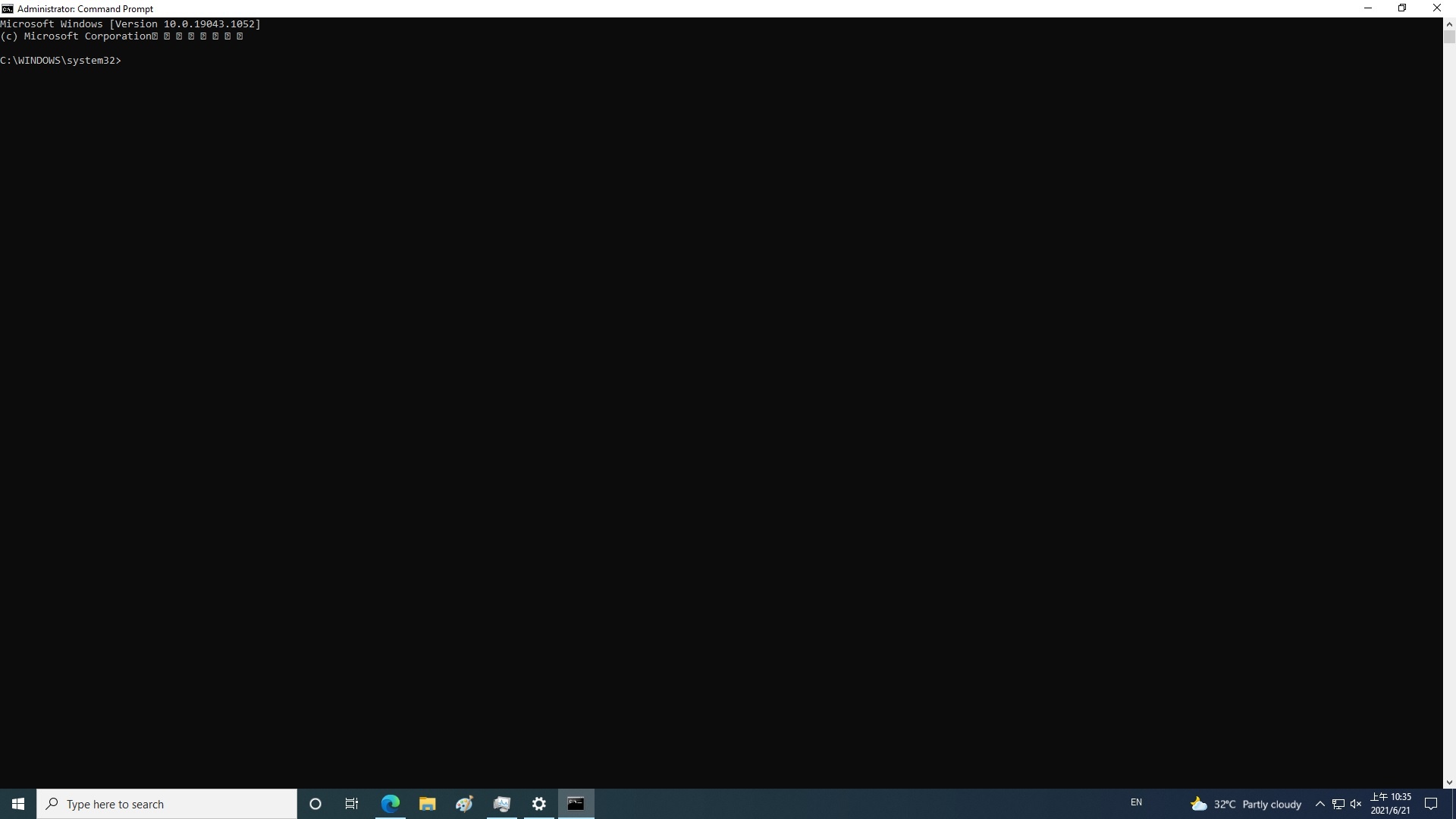 Windows 10 command prompt issue - Microsoft Q&A