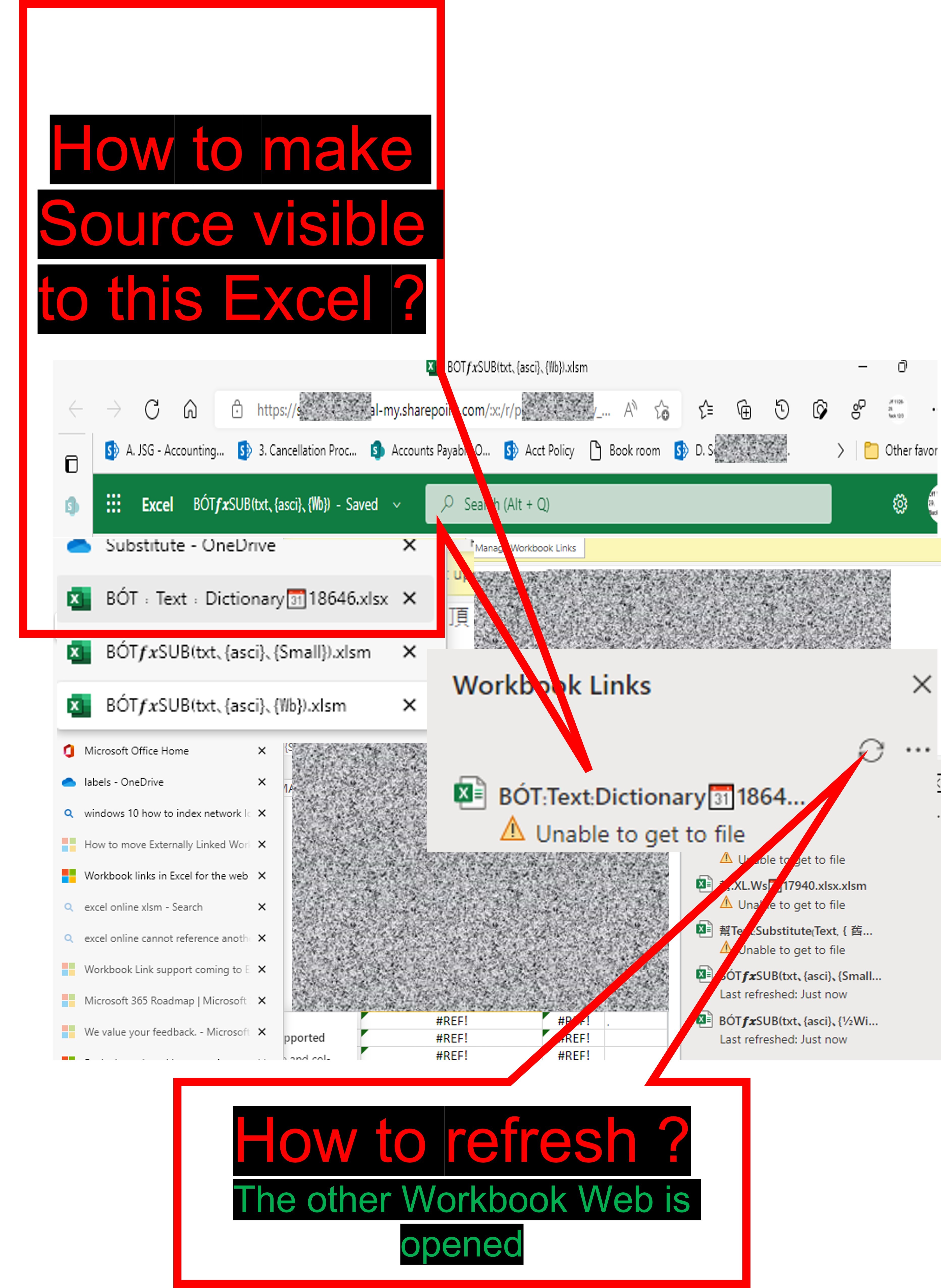 For occasional Excel Web use, how to build External Links for Excel ...