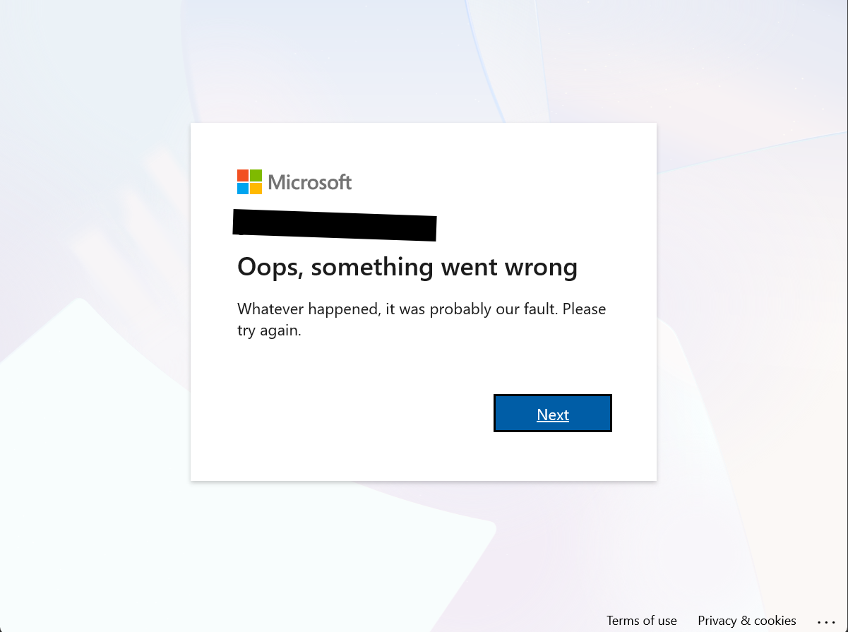Can't login to Windows Security - Microsoft Q&A