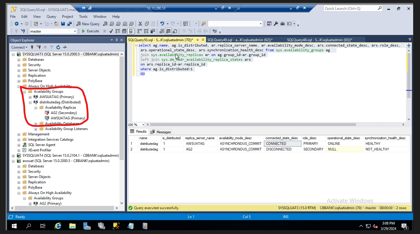 How To Solve Secondary Availability Group Is An Unhealthy Status In Sql 