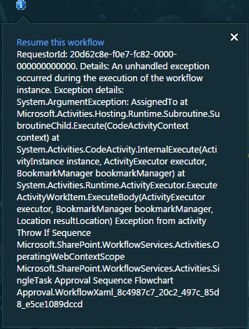 Workflow does not work show terminated - Microsoft Q&A
