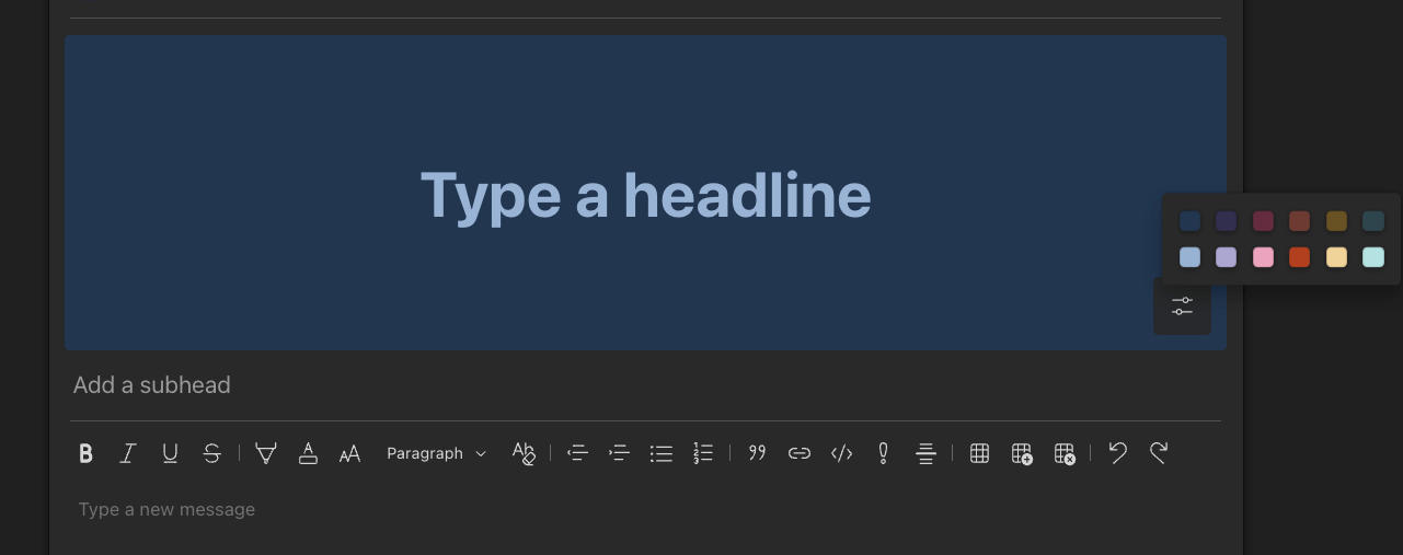 How do I upload a banner image to an Announcement with the New Channel ...