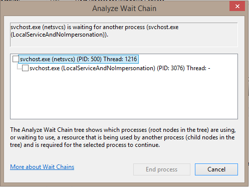 Windows Update stuck waiting on another windows process. - Microsoft Q&A