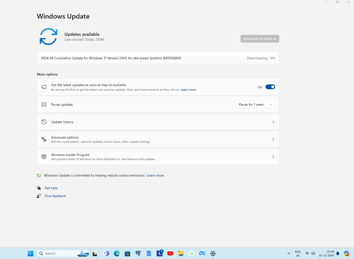 Windows 11 System Update is very slow on Sunday 9 PM - Microsoft Q&A