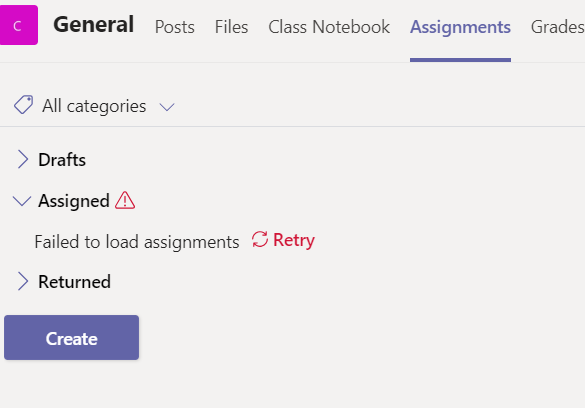 Assingments are not loading in MS Teams - Microsoft Q&A