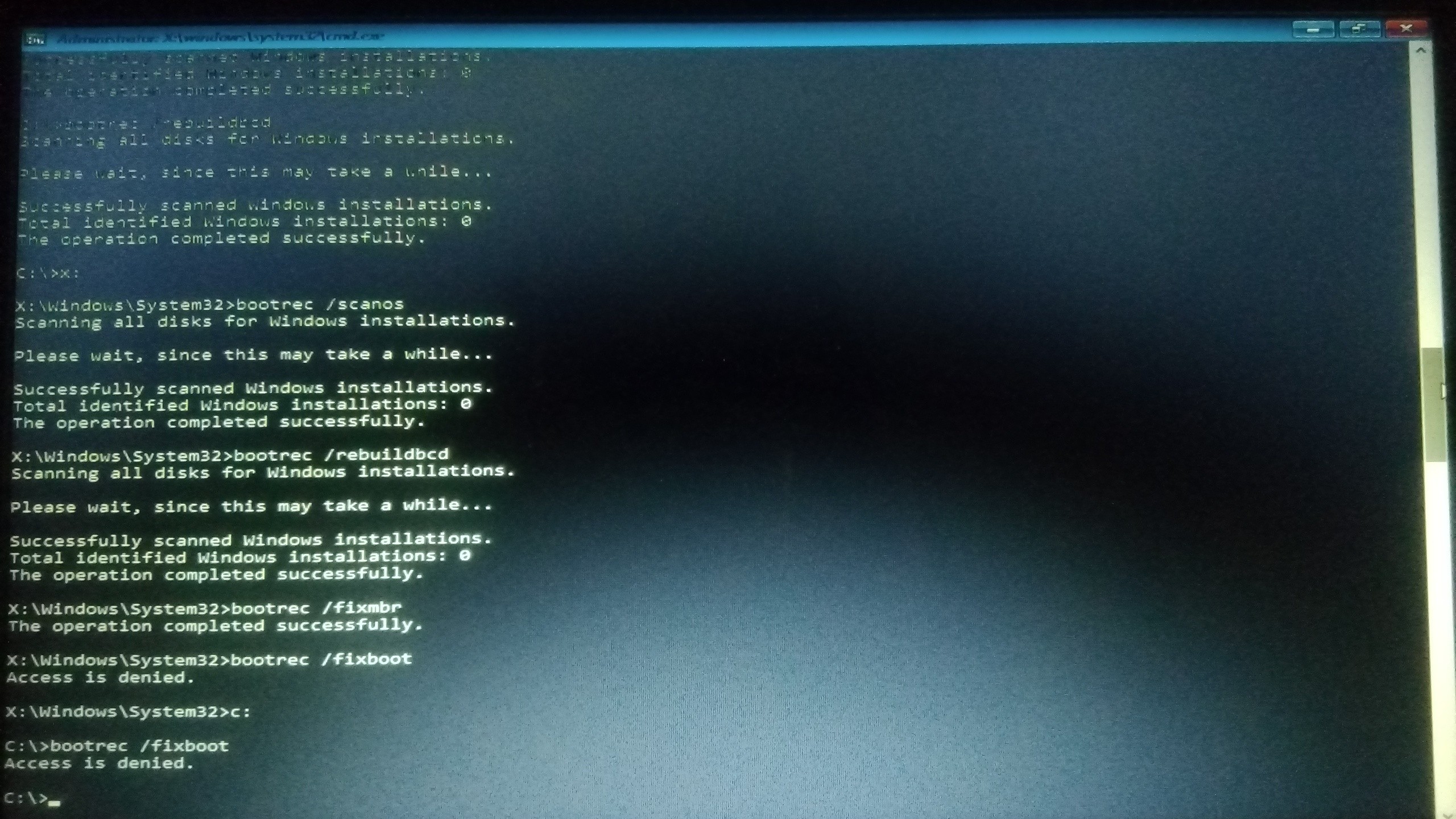How to change Windows 10 boot up from 500 MB "recovery" X drive back to ...