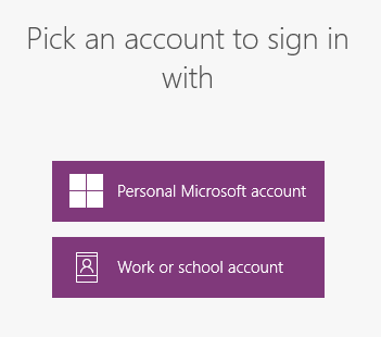 office 365 this type of account doesn't work with this particular ...