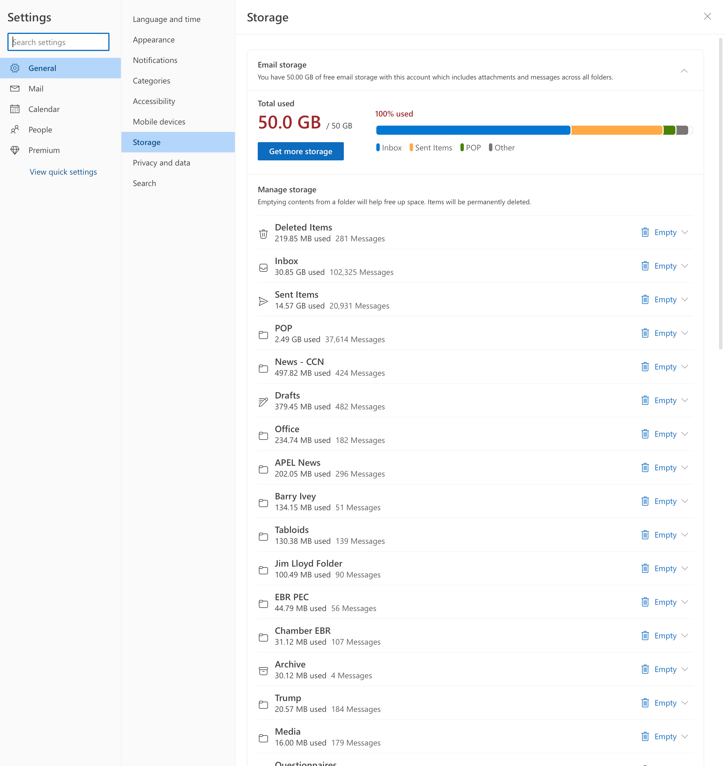 How can my hotmail account access the 1 T of storage I am paying for ...