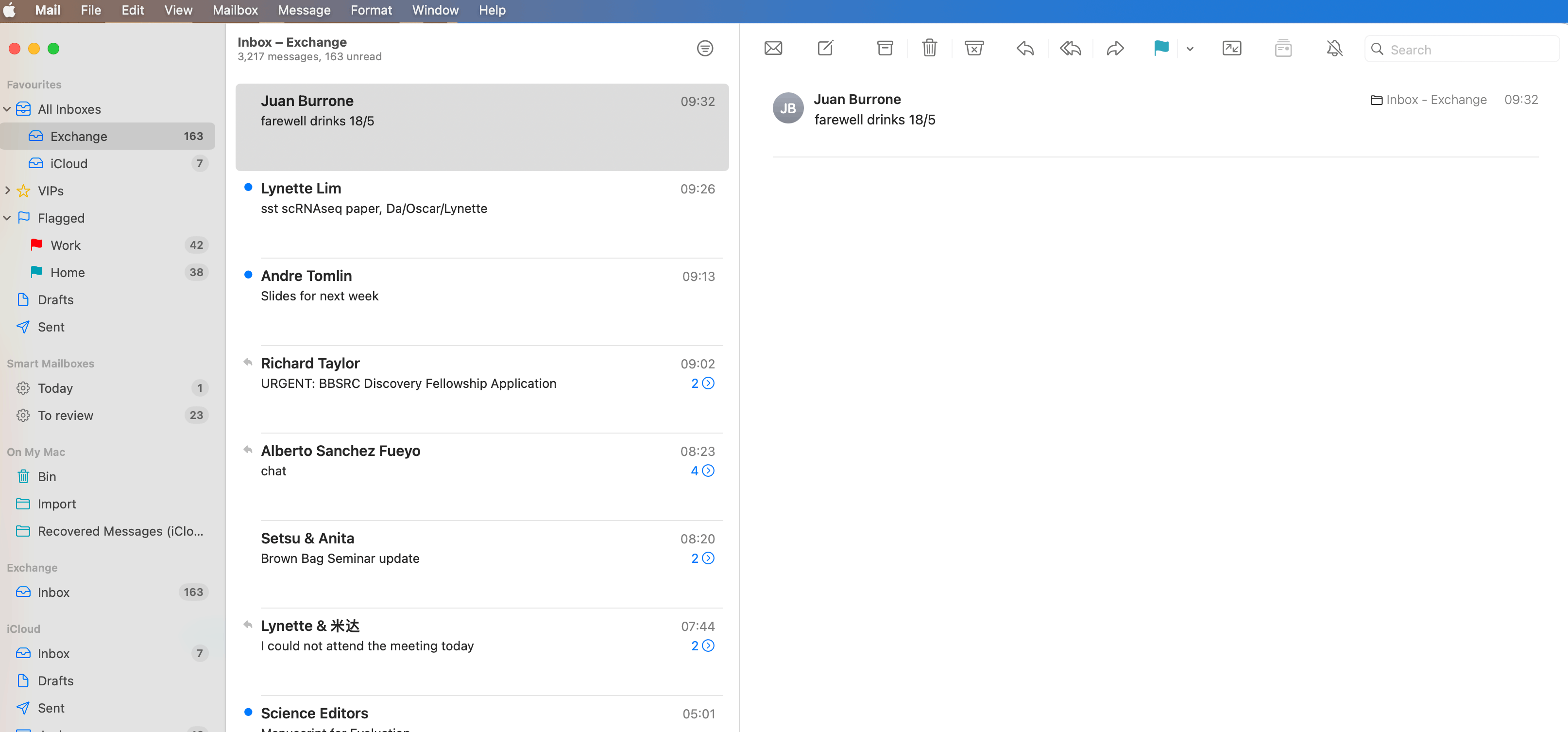 Exchange email do not load content on Mac mail native app - Microsoft Q&A