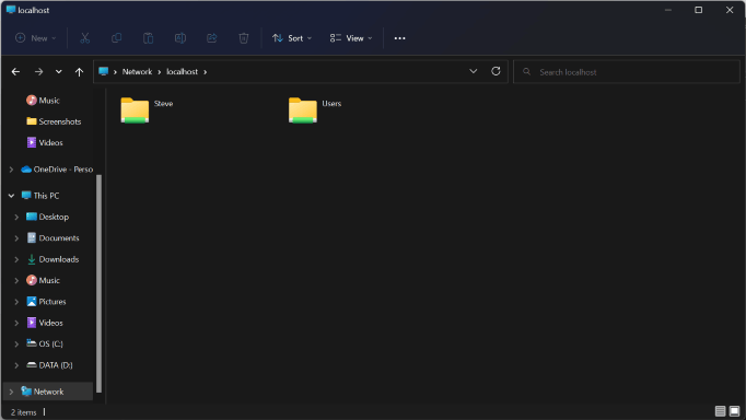 Sharing My User Account Folder in File Explorer Shares the Entire ...