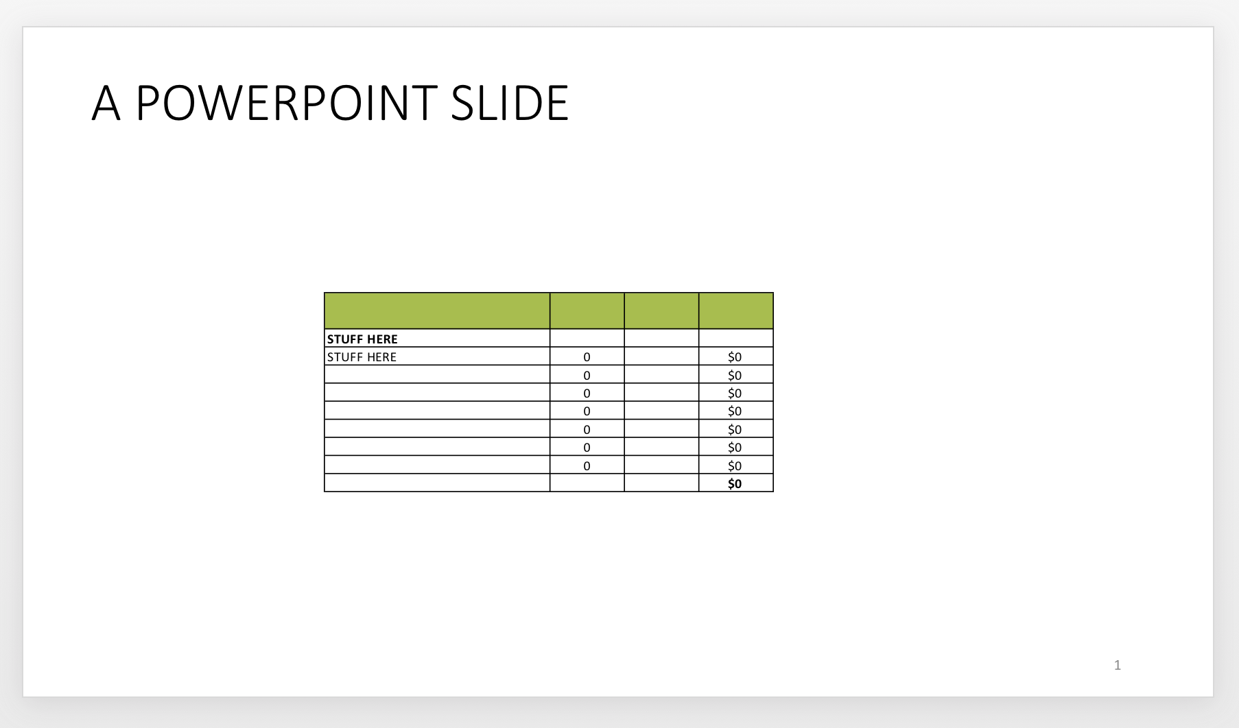 Excel Spreadsheet on a PPT Slide - Microsoft Q&A