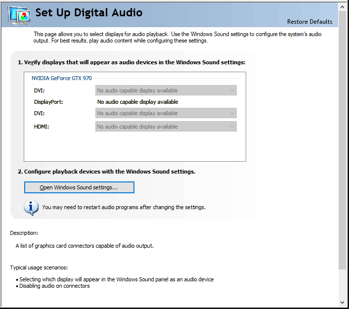 Audio not working - common fixes don't work. - Microsoft Q&A