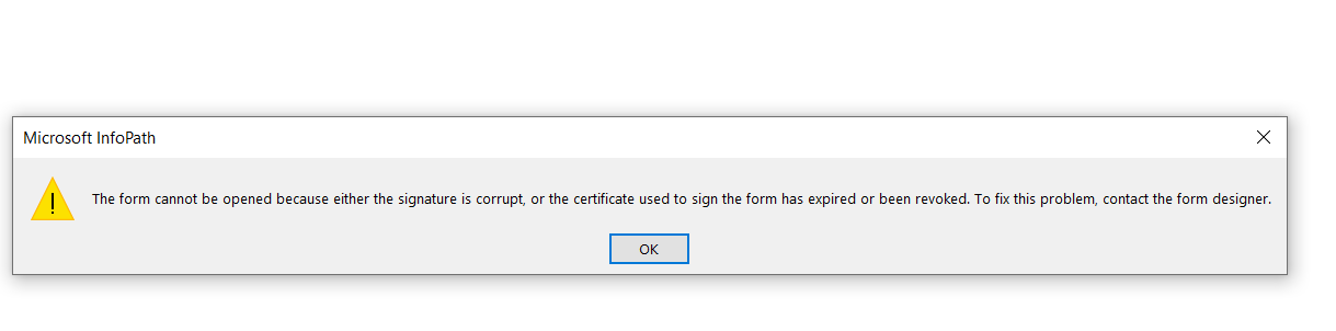 why microsoft infopath infopath not work? - Microsoft Q&A