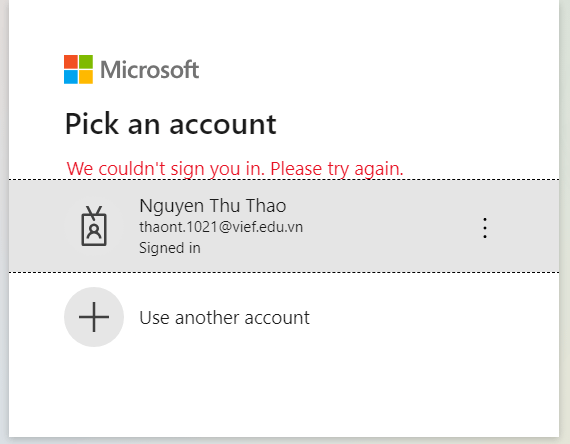 Issue with Login to My OneDrive Account - Microsoft Q&A