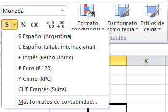 Modify defualt Excel currency drop down list. - Microsoft Q&A