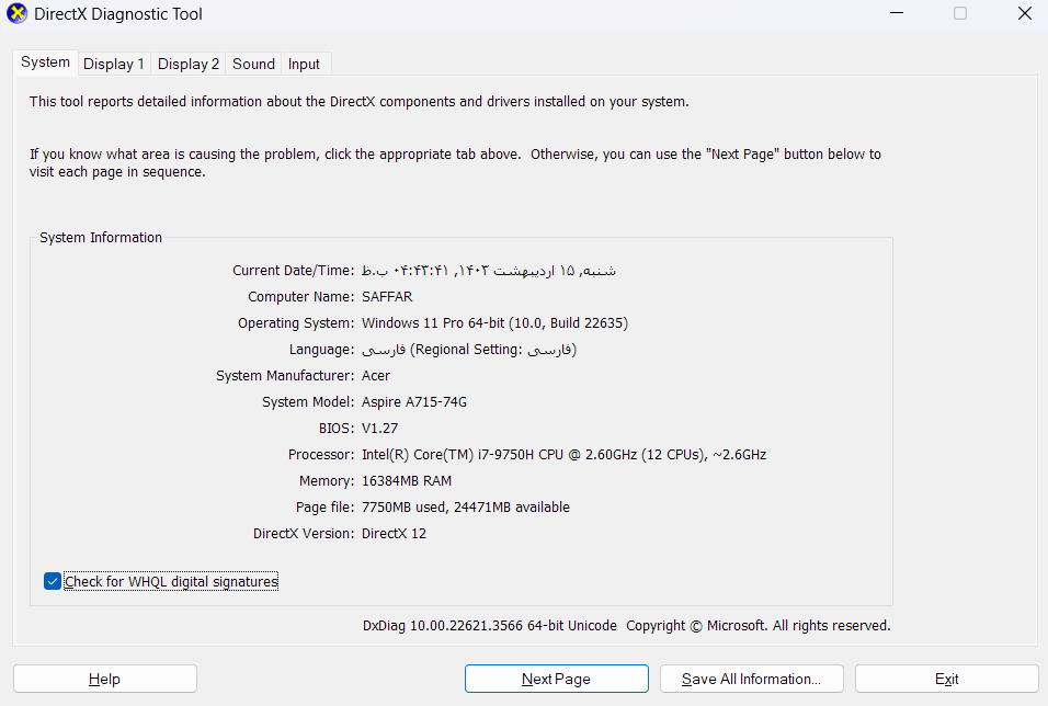 I m already installed directx runtime in my laptop but when game ...