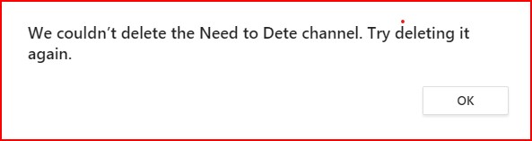 How do I delete a private channel? - Microsoft Q&A